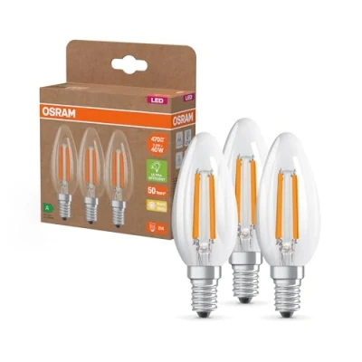 Immagine di OSRAM 4099854338717 LED (monocolore) ERP A (A G) E14 2.2 W = 40 Bianco caldo (Ø x A) 35 mm 3 pz.