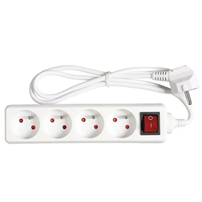Immagine di Expert Line 486801 Presa multipla a 4 posti con interruttore