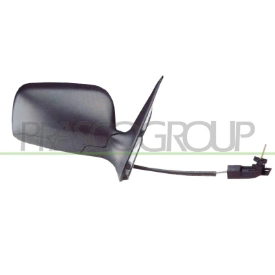 Immagine di Specchietto retrovisore esterno Prasco SK3207113 Dx nero manuale regolabile dall&#039;interno, Regolazione:comando cavo flessibile, convesso