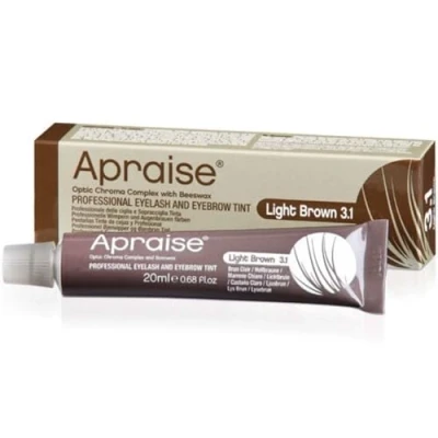 Immagine di Apraise PROFESSIONAL EYELASH &amp; EYEBROW TINT No.3.1 LIGHT BROWN 20ml by