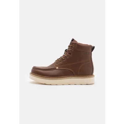 Immagine di Jack &amp; Jones Jfwarchway BOOT Stivaletti stringati, Uomo, Taglia: 42, Cognac Finta pelle di alta qualità