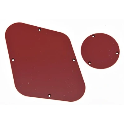 Immagine di Kaish rosso 3 PLY LP interruttore controllo piastra posteriore cavità copertura per Epiphone Les Paul