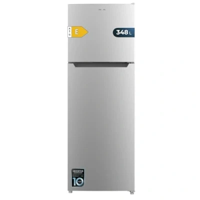 Immagine di Cecotec Frigorifero Combinato Bolero CoolMarket Combi 356 Vetro Nero E. Compressore Inverter Plus Cristallo 200X59.5Cm, 356L, No Frost, Classe E, Multiairflow, Fast Cooling