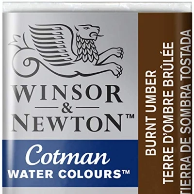Immagine di Winsor &amp; Newton 301696 Cotman Colori Acquerello, Viridian, Bianco (Umber gebrannt), 1.9x1.6x1.1 cm, 5 unità
