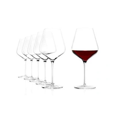 Immagine di Stölzle Lausitz Calice Borgogna Starlight 820ml I Set di 6 Bicchieri da Vino Rosso Lavabili in lavastoviglie e infrangibili Calici Altamente Funzionali qualità Pregiata