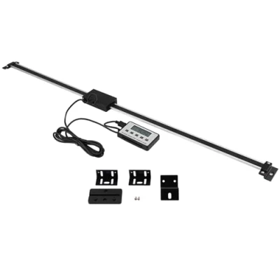 Immagine di 0 600mm Kit di lettura LCD con scala lineare digitale per misurazioni accurate macchine fresatura Torni Velocità risposta rapida 3 m/s