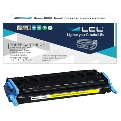 Immagine di LCL Cartucce di Toner Rigenerate 124A Q6002A 707 CRG707 (1Giallo) Sostituzione per HP LaserJet 1600 2600 2605 1015 1017Color Series Canon i SENSYS LBP5000 5100 2600n 2605d
