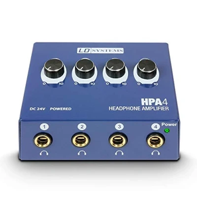 Immagine di LD Systems LDHPA4 Amplificatore per cuffie Blu