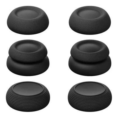 Immagine di Savage Raven by Skull &amp; Co. Skin, CQC and FPS Thumb Grip Set Joystick Cap Analog Stick for PlayStation Portal Black, 3 Pairs(6pcs)