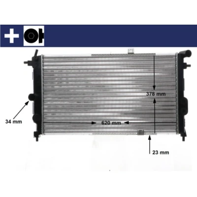 Immagine di Radiatore, Raffreddamento motore MAHLE ORIGINAL CR 438 000S