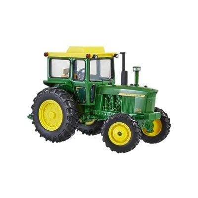 Immagine di Britains John Deere 4020 Trattore giocattolo con cabina in scala 1:32, modellino dettagliato di trattori, da collezione, giocattoli educativi per interni ed esterni, auto pressofusione