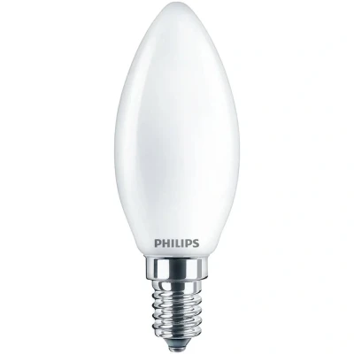 Immagine di Philips Lighting 76271100 LED (monocolore) ERP E (A G) E14 6.5 W = 60 Bianco freddo (Ø x L) 3.5 cm 9.7 1 pz.