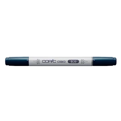 Immagine di Copic Ciao Pennarello Grafico con Doppia Punta, 11 g , Blu (Prussian Blue), 12 x 150 mm