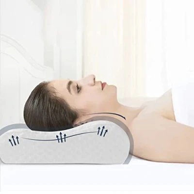 Immagine di Good Nite cuscino ortopedico in memory foam, cervicale ortopedico, morbido, per dormire sul lato e sulla schiena
