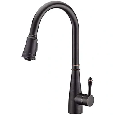 Immagine di Ibergrif M22134T Rubinetto da Cucina con Doccetta Estraibile, Miscelatore Monocomando per Lavello, Inossidabile