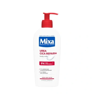 Immagine di Mixa urea Cica Body Lotion XXL, con e pantenolo rigenerante, latte per il corpo lenitivo protettivo, pelle secca, altamente tollerabile, previene le irritazioni della da