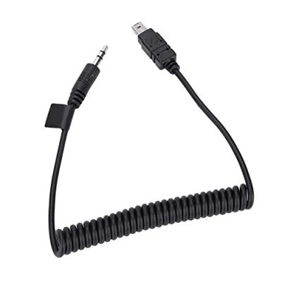 Immagine di Bindpo Cavo di Collegamento Rilascio otturatore per Nikon D7200, D5100, D5000, D3200, D3100, D90, DF, D750, D610, D600, D7100, D7000, D5300, D5200, D3300, D3200(3,5 mm N3)