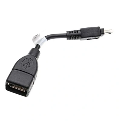 Immagine di vhbw adattatore OTG compatibile con Sony HDR CX305E, CX350VE, CX160E dispositivi portatili Cavo da mini USB (maschio) a porta A, nero