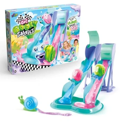 Immagine di Canal Toys Gooey Snails Race Set Go Corsa di lumache su Scivolo Slime SSC 267, Colore Verde