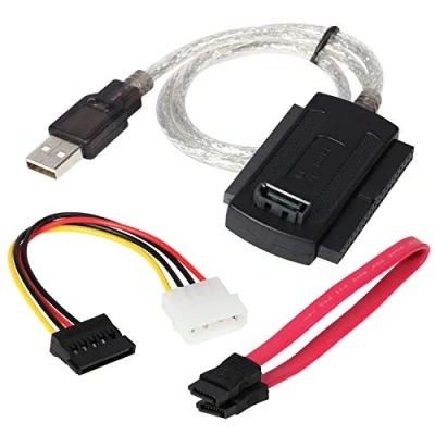 Immagine di DIGIFLEX Adattatore 2.5 3.5 SATA IDE USB per unità Hard Disk PC, disco rigido 2.5&#039;, 3.5&#039;, CD ROM, DVD RW, dispositivo COMBO, RW su computer con 2.0