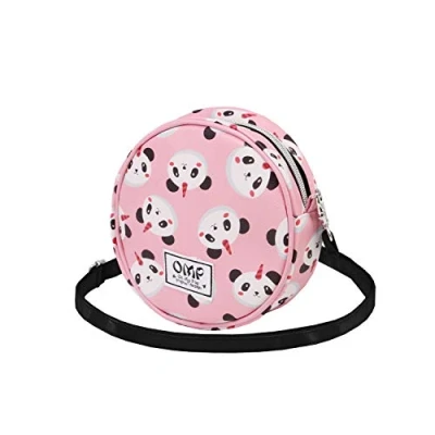 Immagine di Oh My Pop! Pandicorn Rosa Borsa a Tracolla Rotonda, Rosa, 18.5 x cm