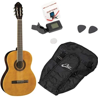 Immagine di Eko GUITARS CS 10 PACK, Chitarra Classica CS10 nella versione Pack con Accordatore, Plettri e Custodia
