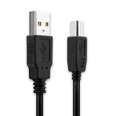 Immagine di subtel® Cavo USB A Standard Compatibile con auna MIC 900 RD/MIC 900B / 900BL Cavetto per Telecomando, 3m in PVC Nero Remote Control televisore