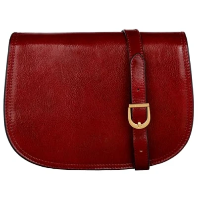 Immagine di Time Resistance Borsa Tracolla Donna in Vera Pelle Realizzata a Mano Pratica Made Italy Borsetta Piccola con Tasca per Tablet