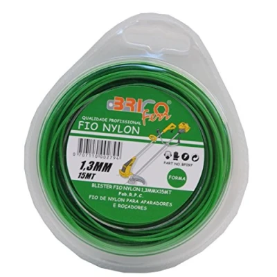Immagine di Bricoferr BF097 Filo per decespugliatore, diametro 1,3 mm, lunghezza 15 metri, rotondo