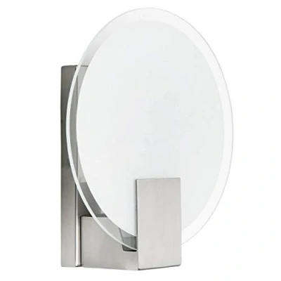 Immagine di BRILLIANT lampada Sonian da parete rotonda ferro/bianco 1x C35, E14, 40W, Adatto per lampade a candela (non incluse) Scala ++ E LED
