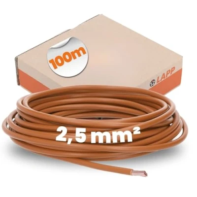 Immagine di LAPP 4520032 Cavo per cablaggi H07V K 1 x 2.50 mm² Marrone 100 m