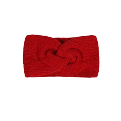 Immagine di Fascia per capelli a forma di cuore gemellare con nodo trecciato nastro alta qualità donne e ragazze cashmere paraorecchie