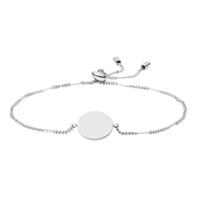 Immagine di Fossil Bracciale Da Donna Classico, In Acciaio Inossidabile Argento 216 mm, JF03168040