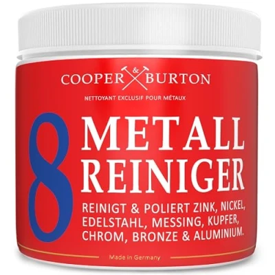 Immagine di COOPER &amp; BURTON Detergente intensivo Per metallo concentrato 0,5 kg Pulizia,lucidatura e sigillatura la pulizia dei metalli cura dell&#039;acciaio inossidabile alluminio cromato bronzo