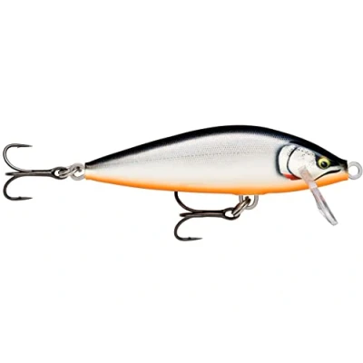 Immagine di Rapala Countdown Pesca Elite Balsa Construction Attira Acqua dolce Flowing Profondità di nuoto 0,9 m Taglia 4,5 cm / 3,5 g Fatta in Estonia Shad Silver Gilded