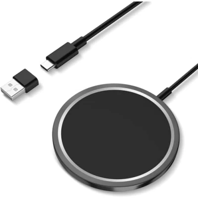 Immagine di Caricatore Wireless Magnetico, 15W Caricabatterie MogSafe Senza Fili Portatile Rapida magnetico compatibile con iPhone 14 15 13 12 Pro Max Mini/XS/XR/X/SE,AirPods 2/3,ecc
