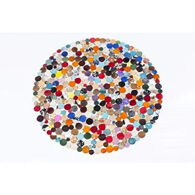 Immagine di Kare Design tappeto Circle Multi, multicolore, Ø150cm, pezzo individuale, adatto a tanti ambienti