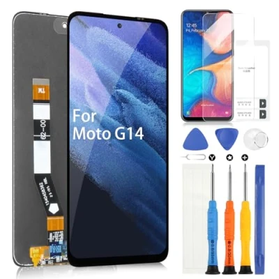 Immagine di per Motorola Moto G14 / G54 LCD Display, XT 2341 XT2343 2 PAYF0010IN Sostituzione dello Schermo Touch Screen Digitizer Full Assembly con Strumenti