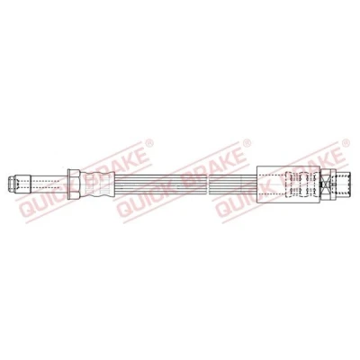 Immagine di QUICK BRAKE 32.344 Tubi Freno 221mm M10x1 con filettatura interna, esterna BMW: 3 Sedan, Touring, 1 Hatchback