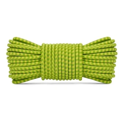 Immagine di Abma Cord Corda Elastica 4mm 10M di Gomma Cavo Elastico Marino per Teloni, Tende e Bagagli Neon Verde Giallo