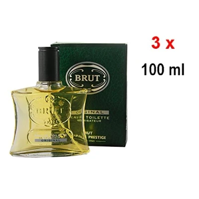 Immagine di Brut Eau De Toilette da uomo, originale, confezione 3 (3 x 100 ml)