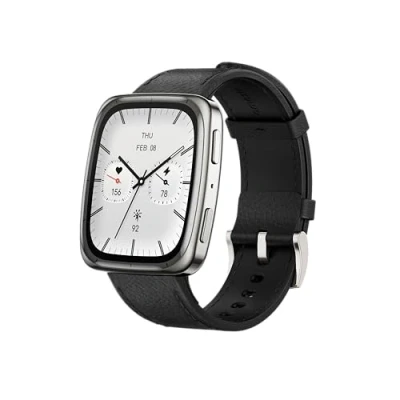 Immagine di Amazfit Active 2 Smartwatch 1,75&quot; AMOLED, Mappe Offline con GPS, Batteria 10 Giorni, 160+ Modalità Sport, Resistente all’Acqua, Monitoraggio Frequenza Cardiaca e Sonno per Android &amp; iPhone, Pelle Nera