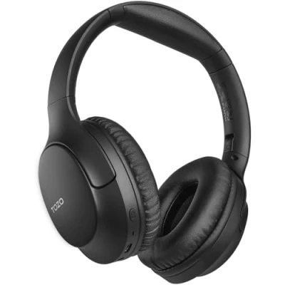 Immagine di TOZO HA1 Cuffie Bluetooth 5.4, cancellazione del rumore di chiamata ENC con microfono sopra l&#039;orecchio wireless pieghevoli riproduzione 70H, bassi stereo, modalità EQ tramite pulsante e APP