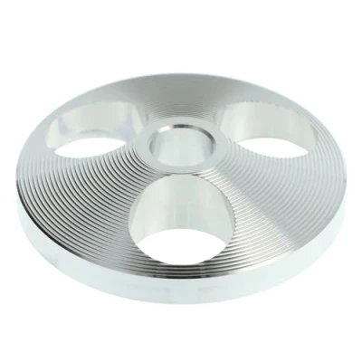 Immagine di THAKKER SP45A 01SI Single Puck 45rpm Adattatore per Dischi da 7&#039; Alluminio Argento