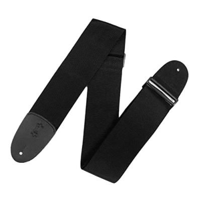 Immagine di Levy&#039;s M8P3 BLK Tracolla Per Chitarra Polypropylene Colour Poly Ends 3&quot; Black