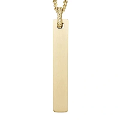 Immagine di Fossil Collana, Uomo, Taglia: One Size, Guld