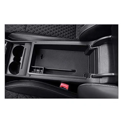 Immagine di YEE PIN Superb 3 Scatola di Immagazzinaggio Accessori per Car Compatibile con B8 2015 2020 Center Console Bracciolo Box Storage Secondario Vassoio Tappetino Antiscivolo