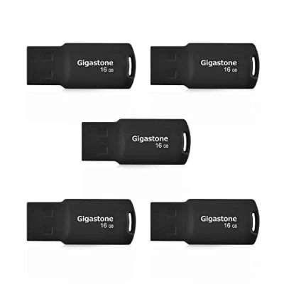 Immagine di Gigastone Chiavetta USB 16 GB Set da 5, V70 2.0 Memorizzazione dei dati Serie, design portachiavi, compatibile con interfaccia