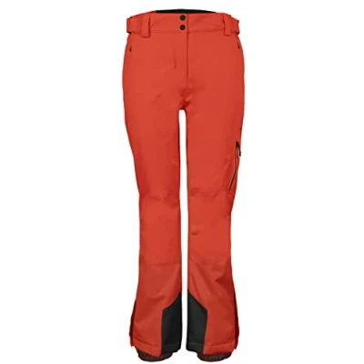 Immagine di Killtec Ksw 138 Wmn Ski Pnts Pantaloni Funzionali da Sci con Protezione Bordi e ghetta antineve, Corallo Fosforescente, 42 Donna