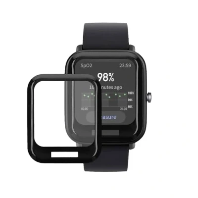 Immagine di kwmobile Pellicola Protettiva Smartwatch Compatibile con Huami Amazfit Bip U/Bip U pro Protezione Protettore Schermo Anti Impronte Antiurto Set 2 Pezzi